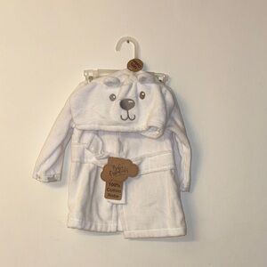 Baby Essentials White Bear Robe
